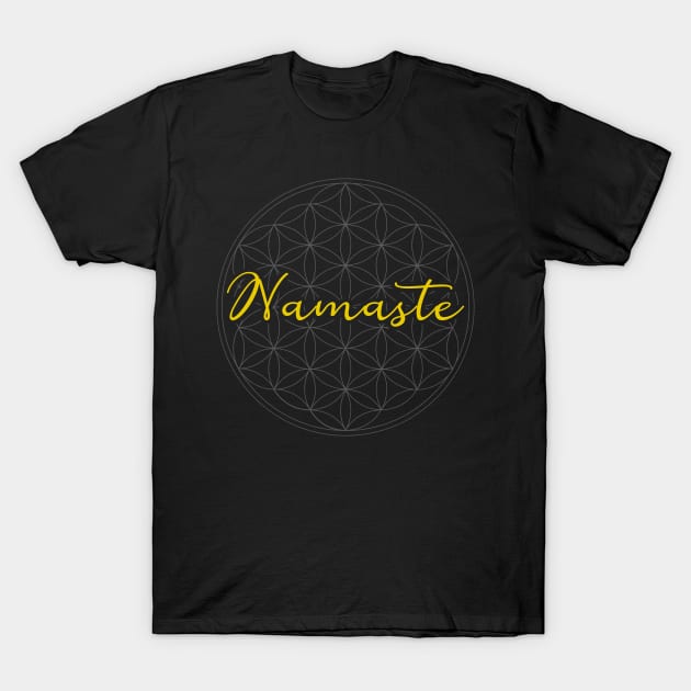 Namaste T-Shirt by GODZILLARGE